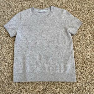 Everlane cashmere short sleeve sweater
